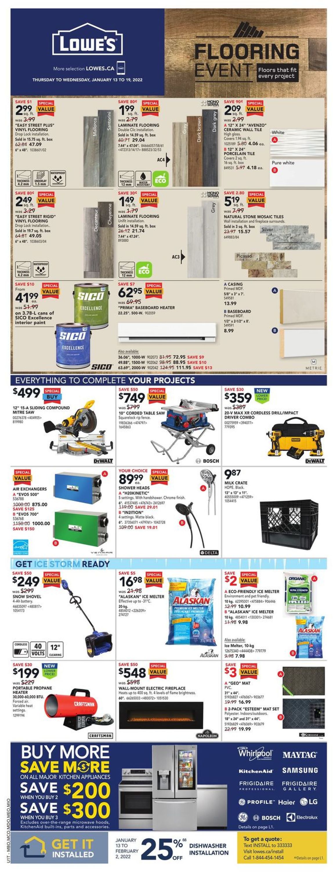 Lowes Flyer - 01/13-01/19/2022