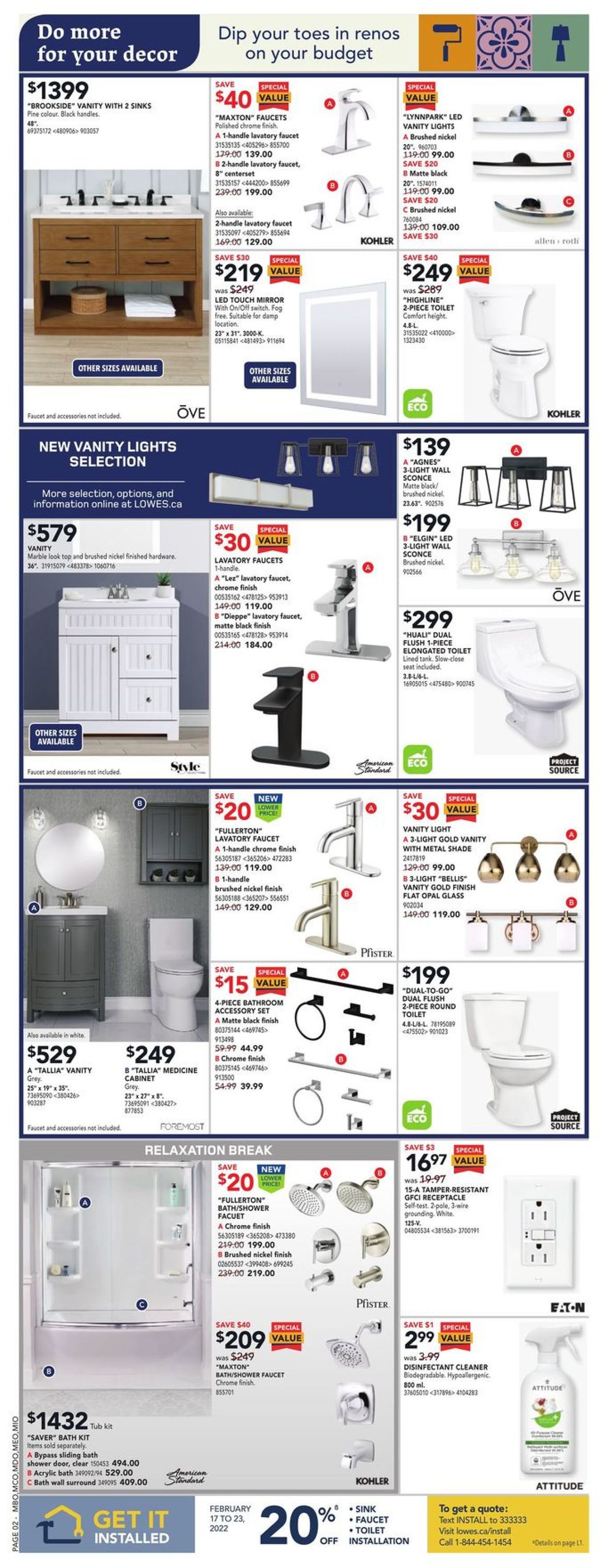 Lowes Flyer - 02/17-02/23/2022 (Page 3)