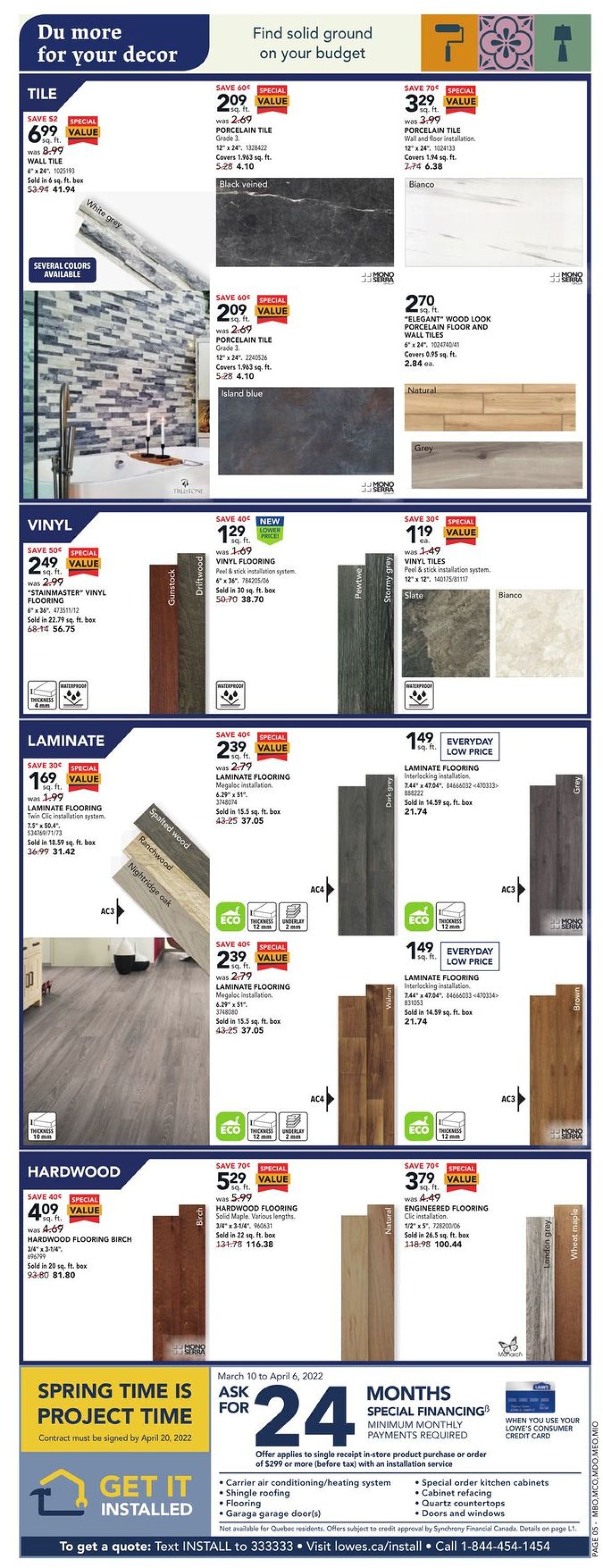 Lowes Flyer - 03/17-03/23/2022 (Page 6)