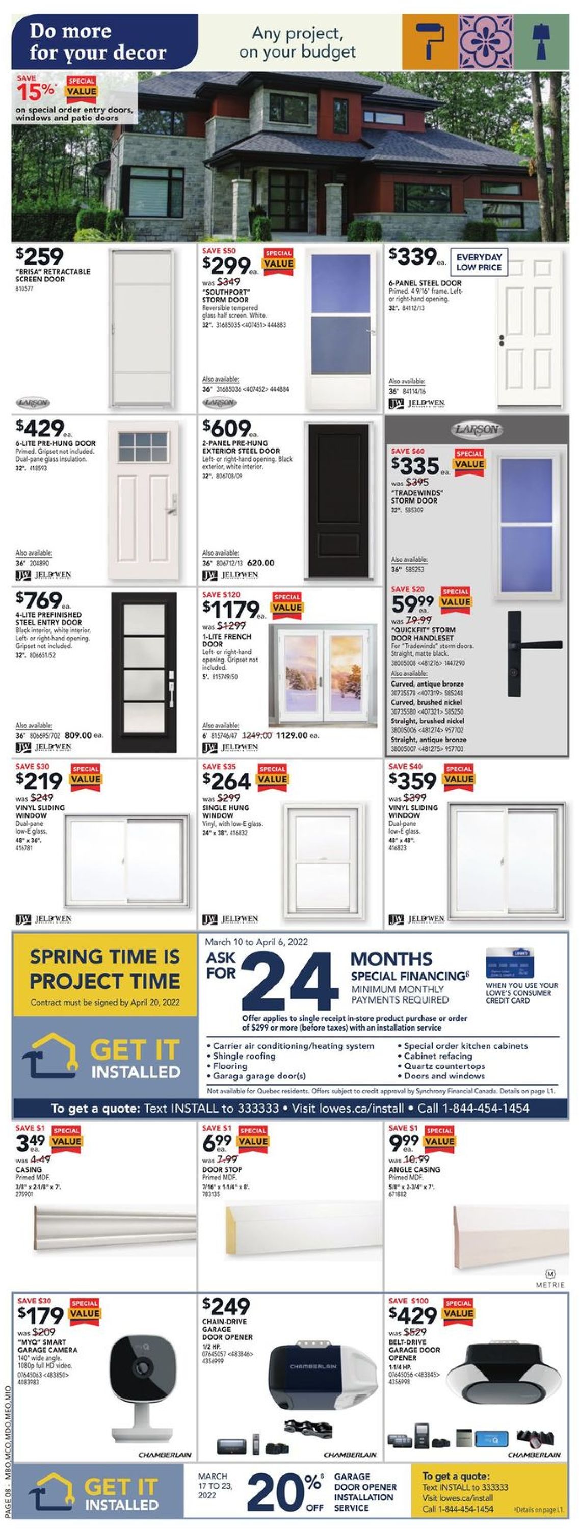 Lowes Flyer - 03/17-03/23/2022 (Page 9)