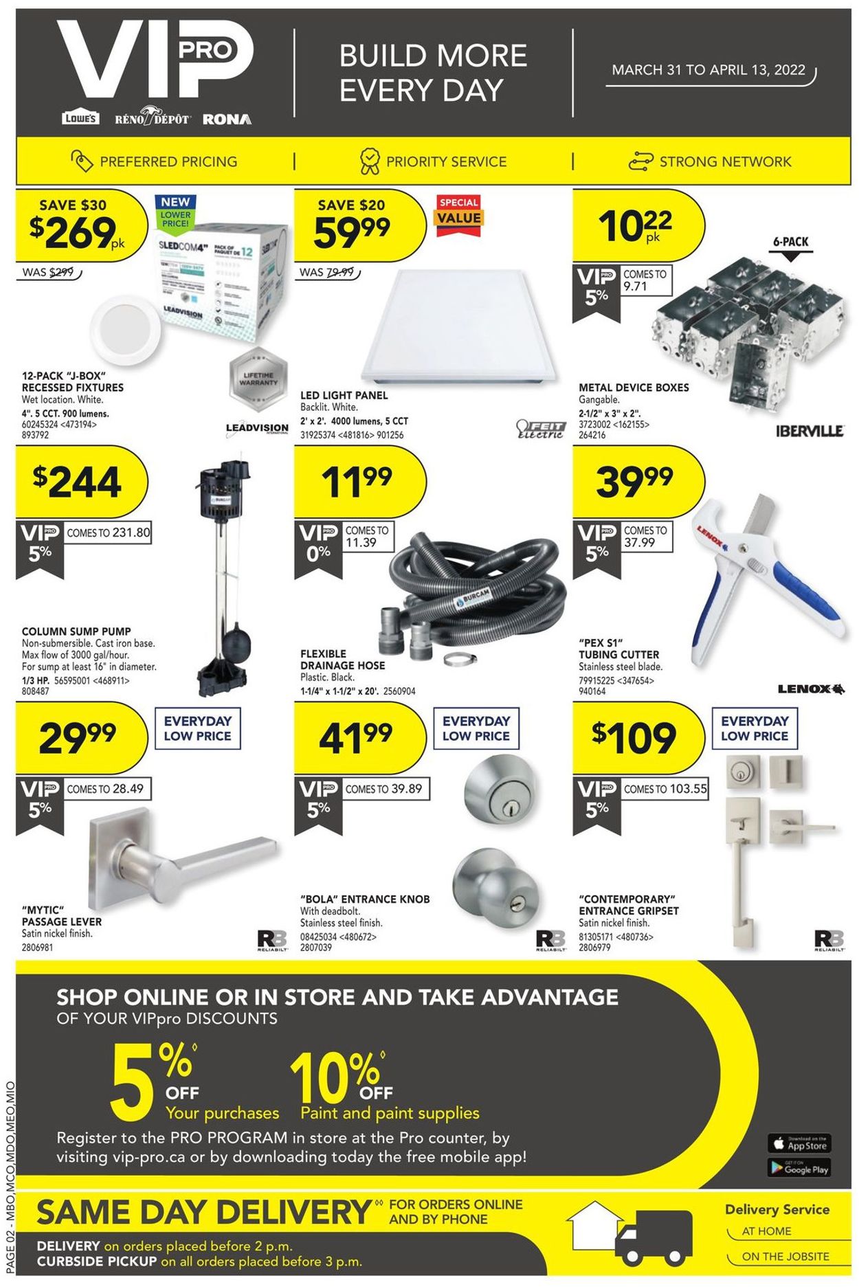 Lowes Flyer - 03/31-04/13/2022 (Page 2)