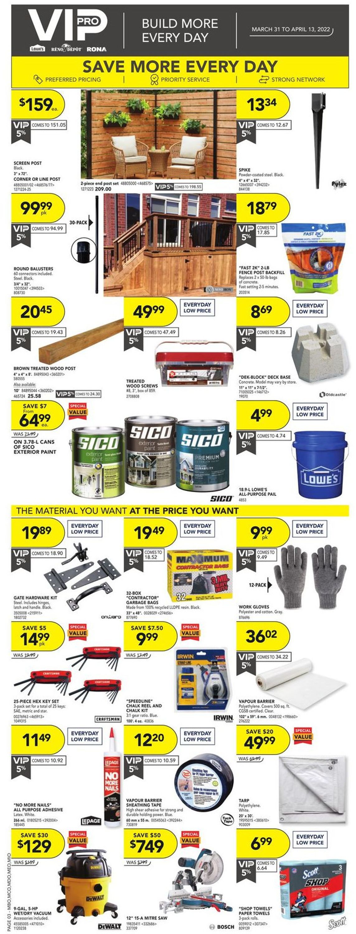 Lowes Flyer - 03/31-04/13/2022 (Page 3)