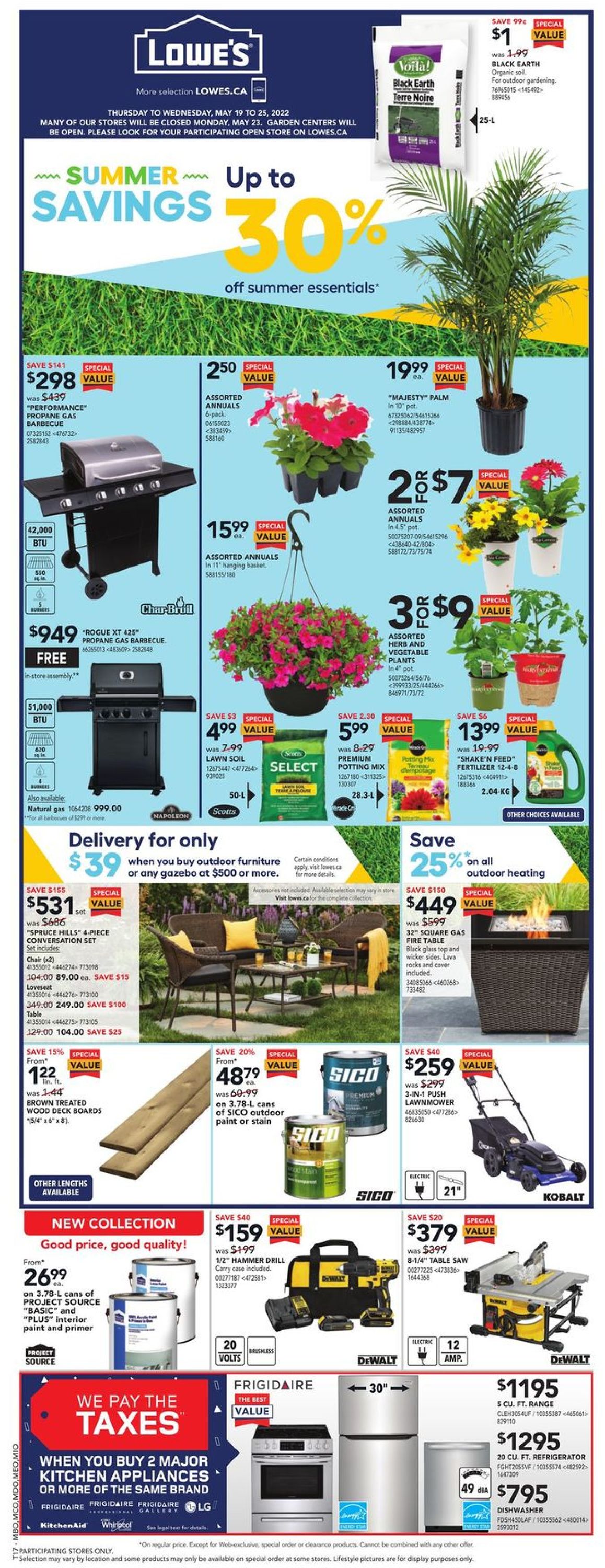 Lowes Flyer - 05/19-05/25/2022
