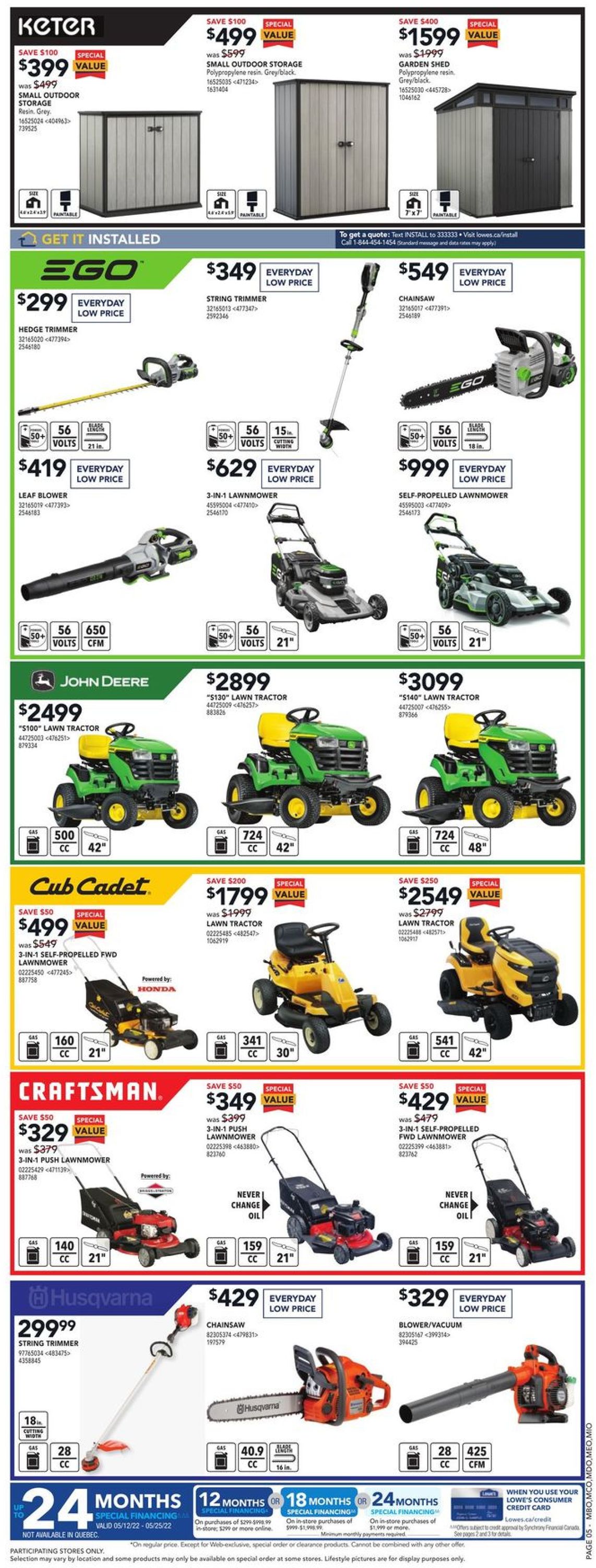 Lowes Flyer - 05/19-05/25/2022 (Page 8)