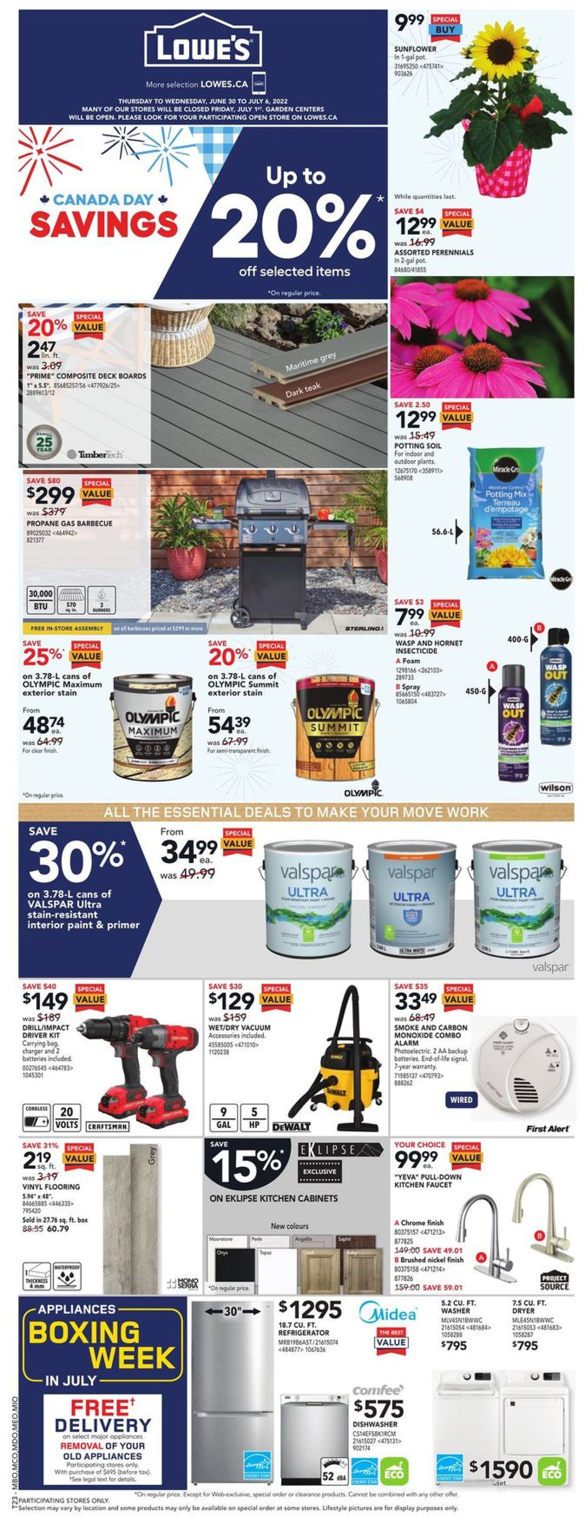Lowes Flyer - 06/30-07/06/2022