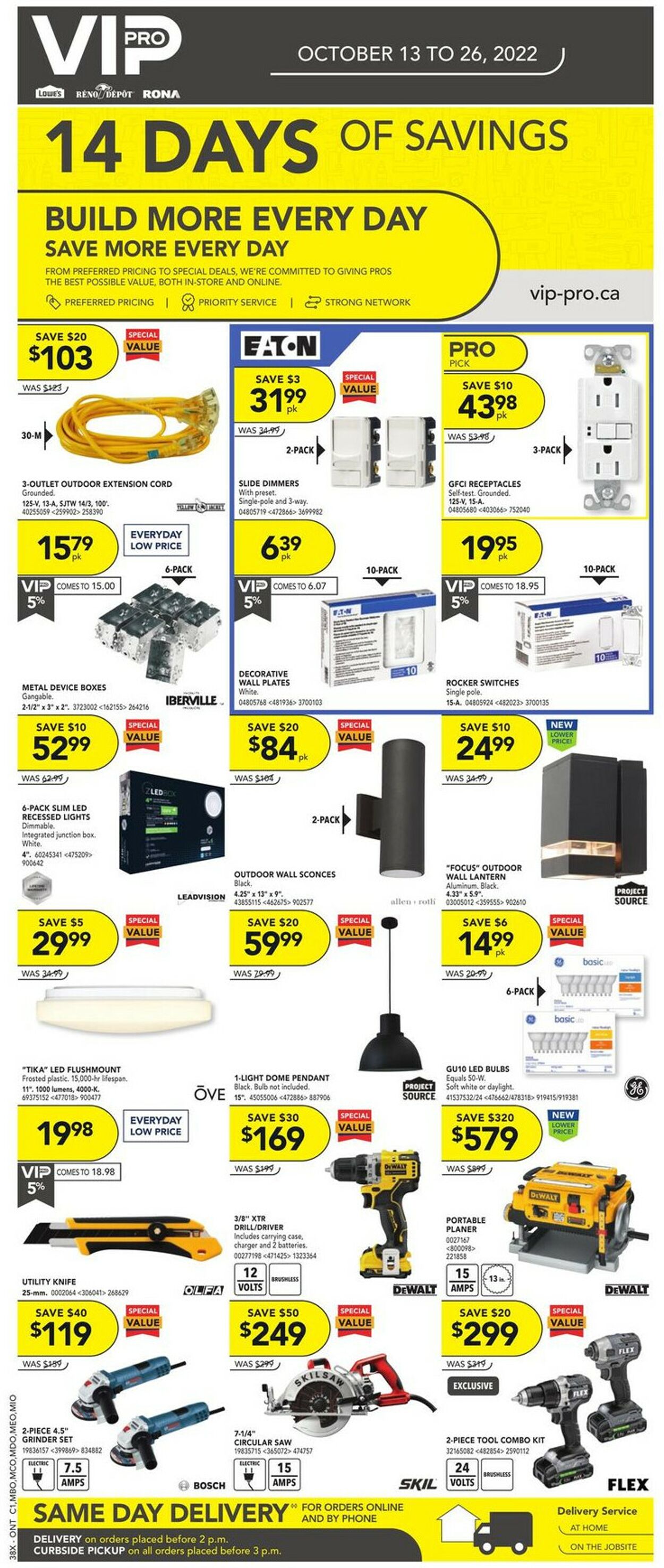 Lowes Flyer - 10/13-10/26/2022
