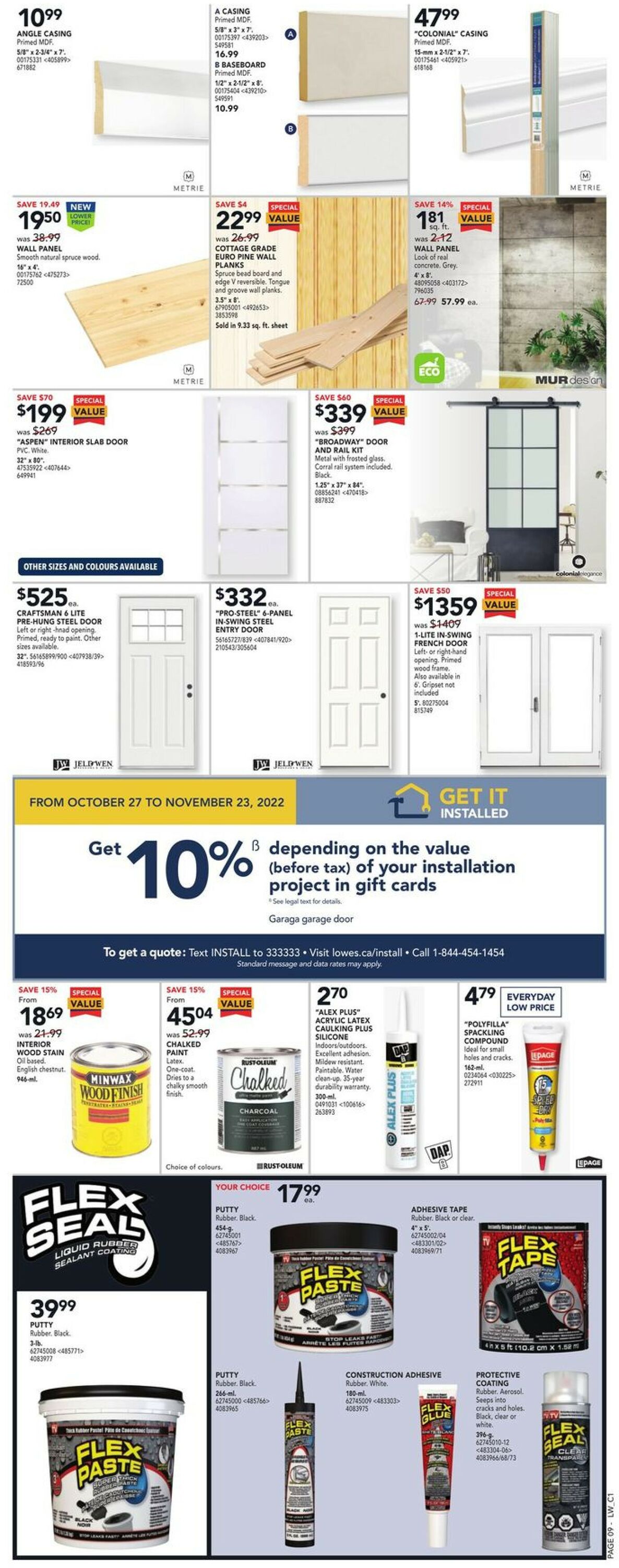 Lowes Flyer - 10/27-11/02/2022 (Page 11)