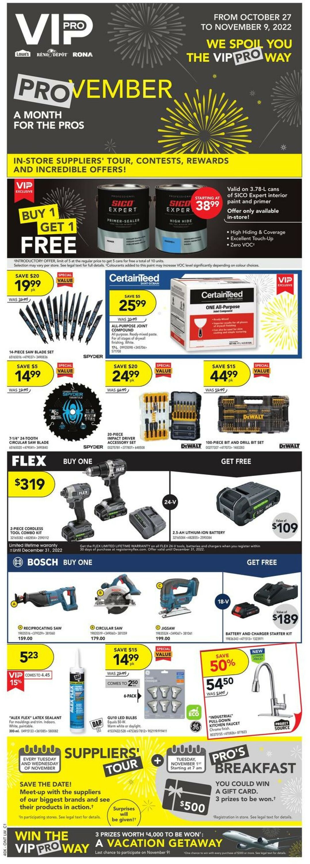 Lowes Flyer - 10/27-11/09/2022