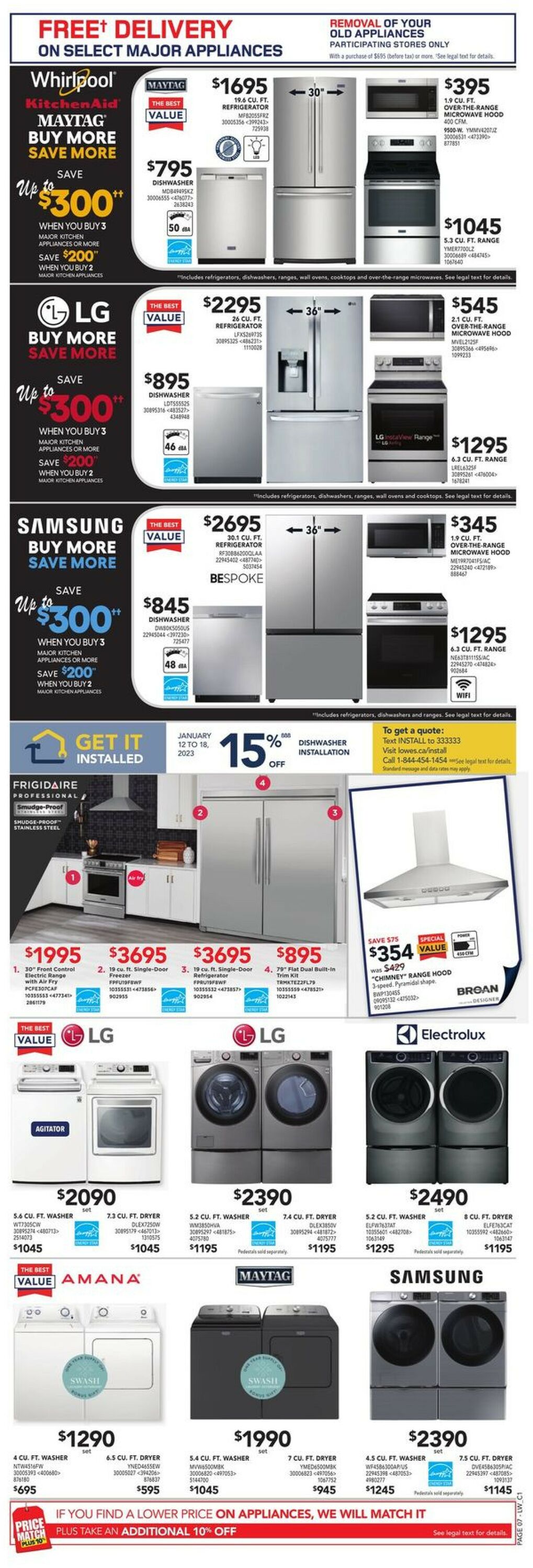 Lowes Flyer - 01/12-01/18/2023 (Page 10)