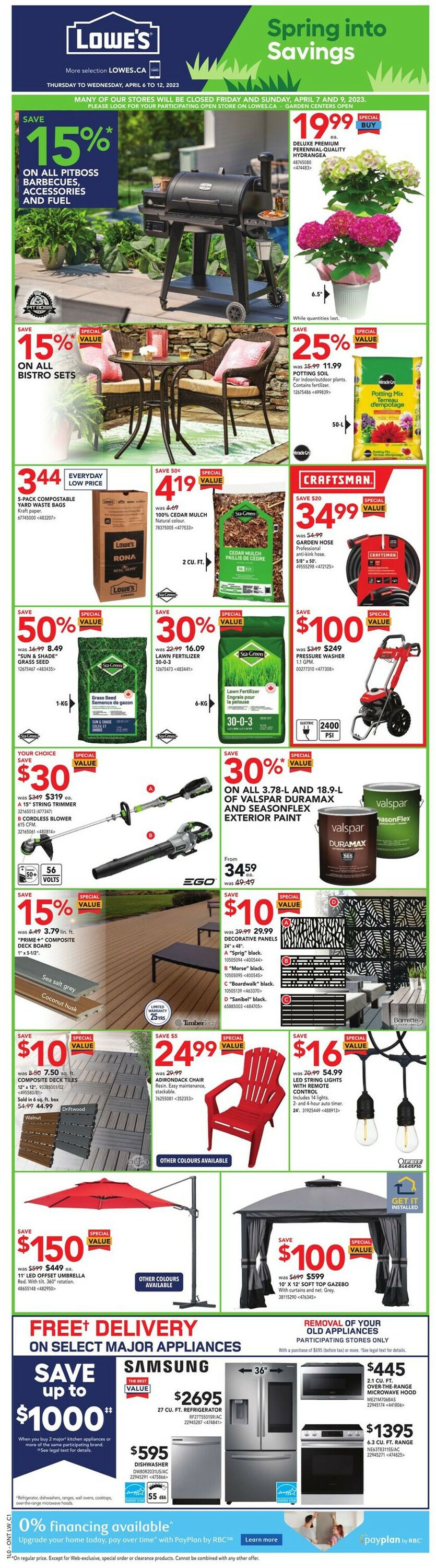 Lowes Flyer - 04/06-04/12/2023