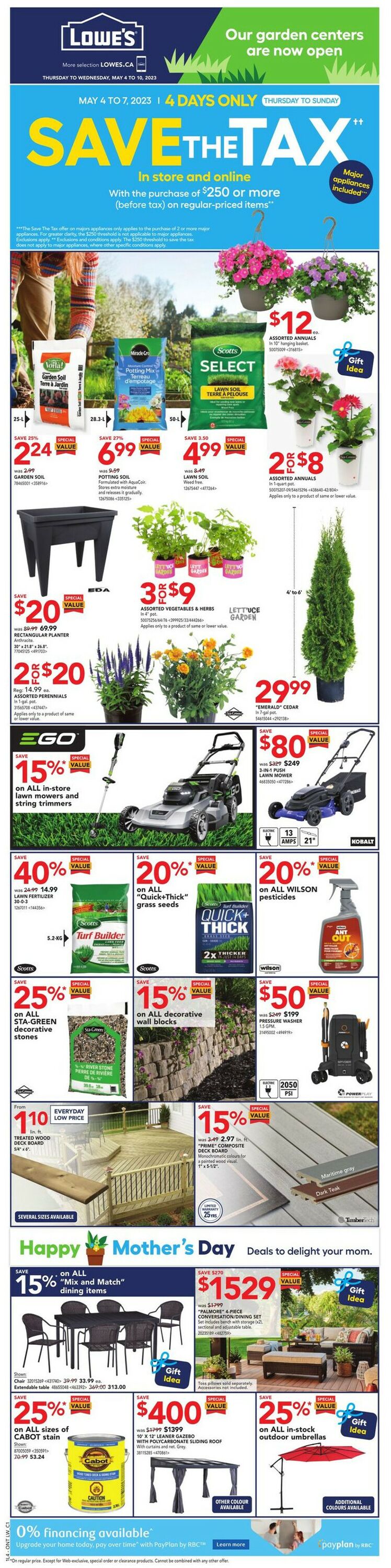 Lowes Flyer - 05/04-05/10/2023
