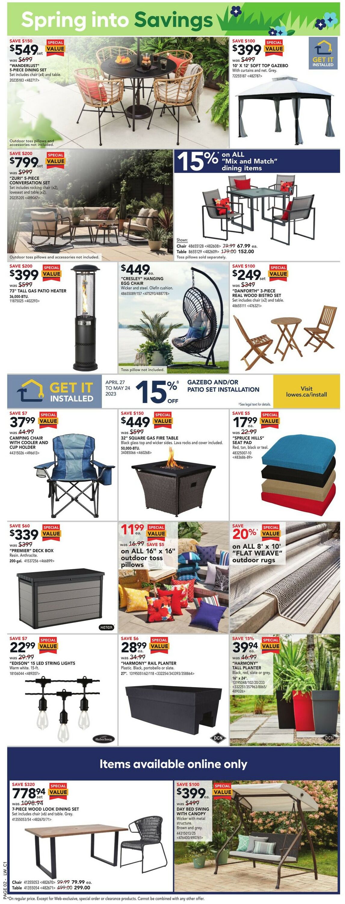 Lowes Flyer - 05/04-05/10/2023 (Page 3)