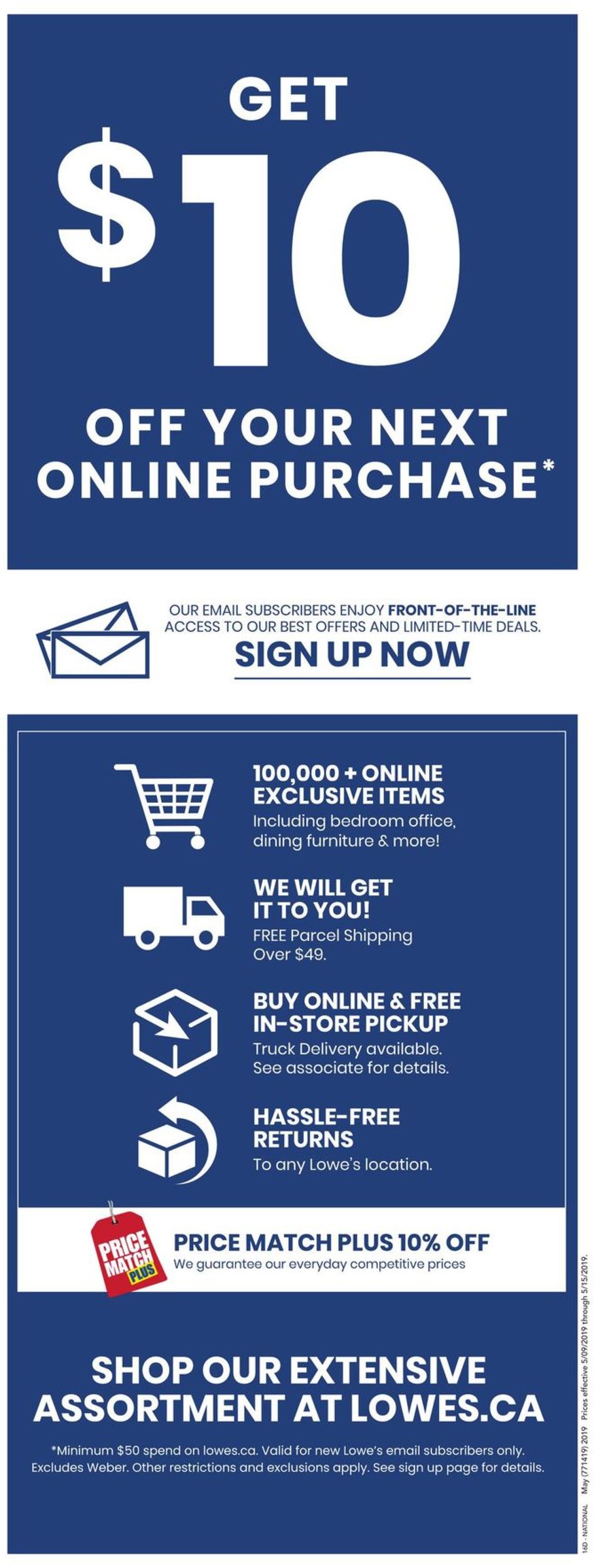 Lowes Flyer - 05/09-05/15/2019 (Page 18)
