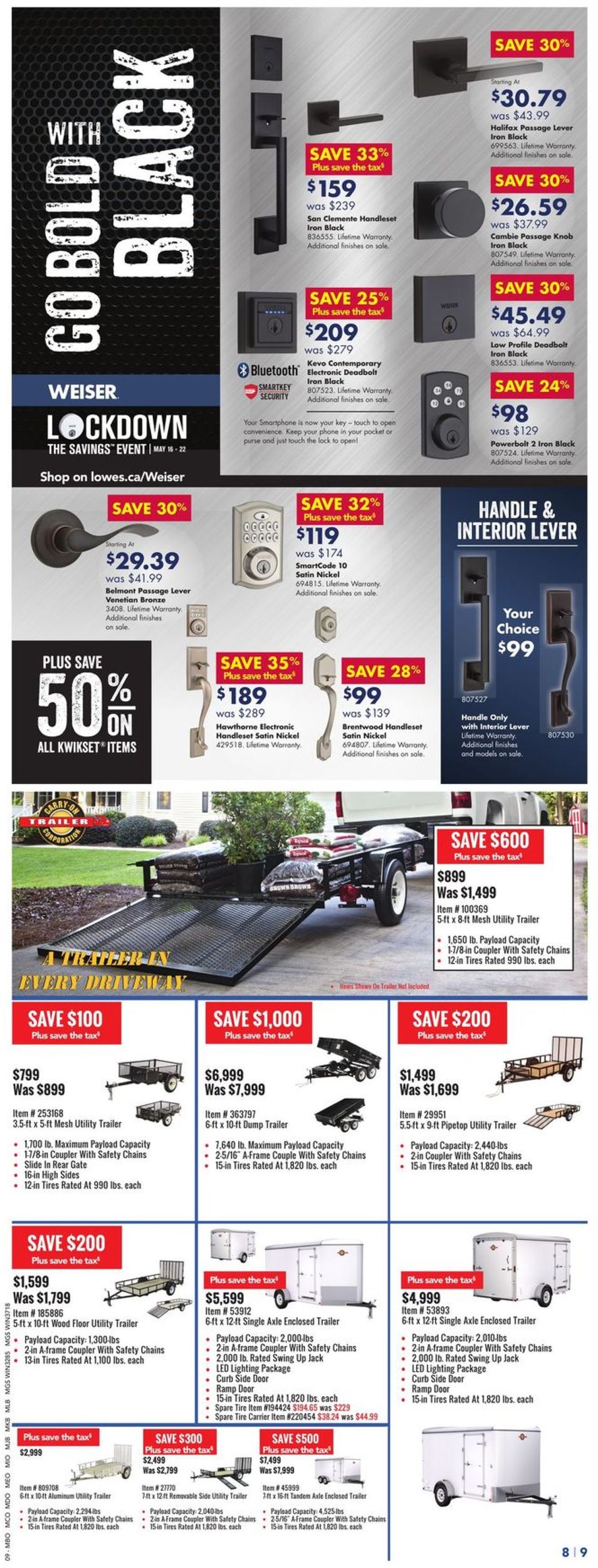 Lowes Flyer - 05/16-05/22/2019 (Page 9)