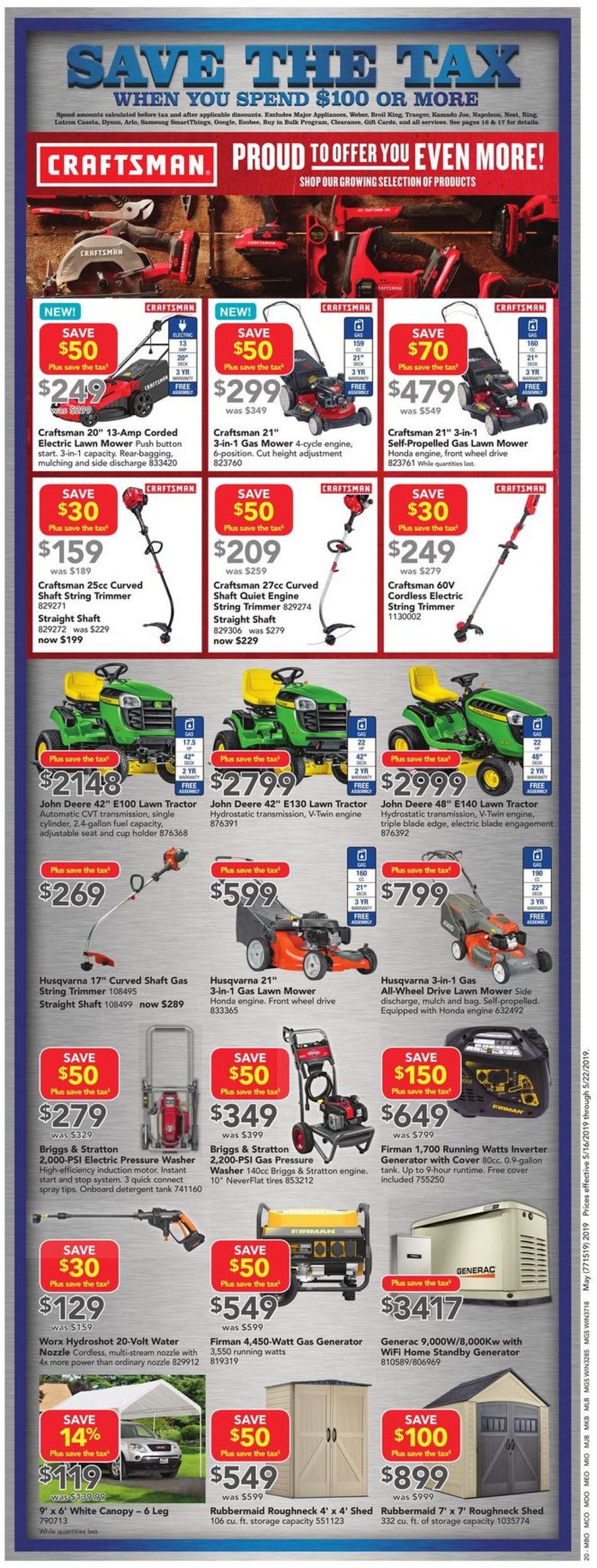 Lowes Flyer - 05/16-05/22/2019 (Page 21)