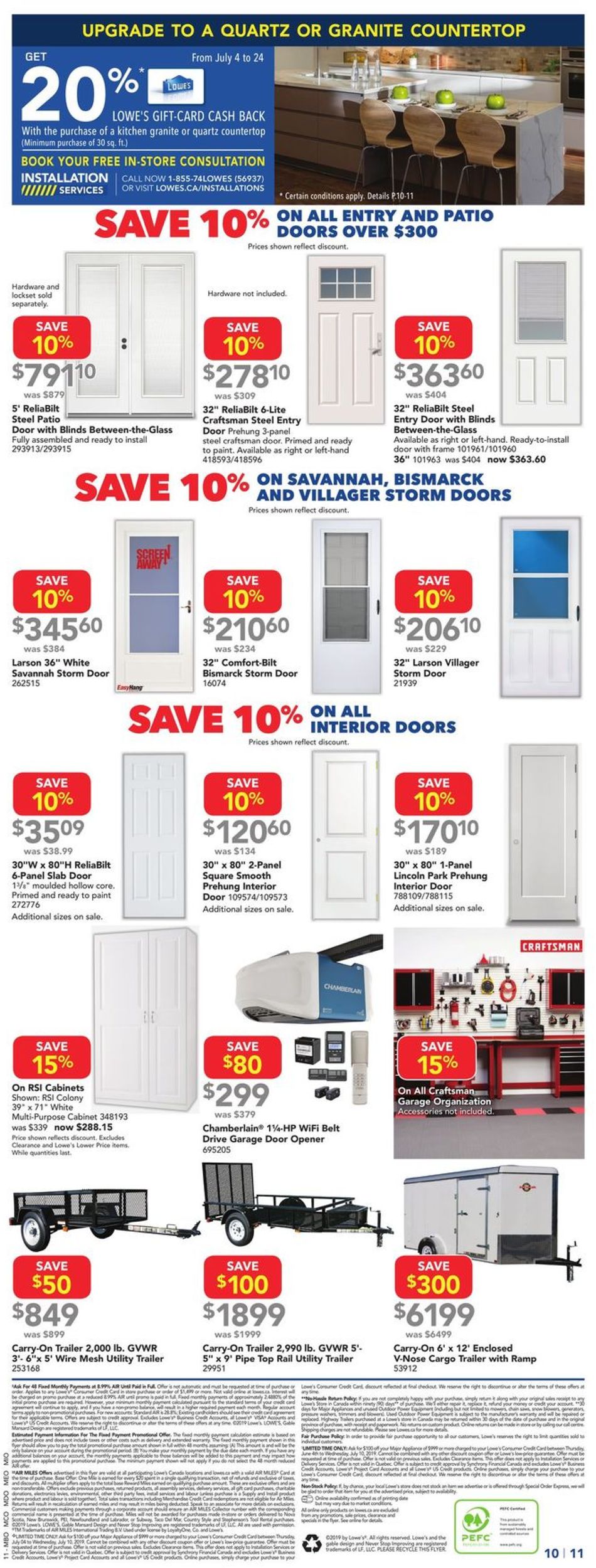 Lowes Flyer - 07/04-07/10/2019 (Page 11)