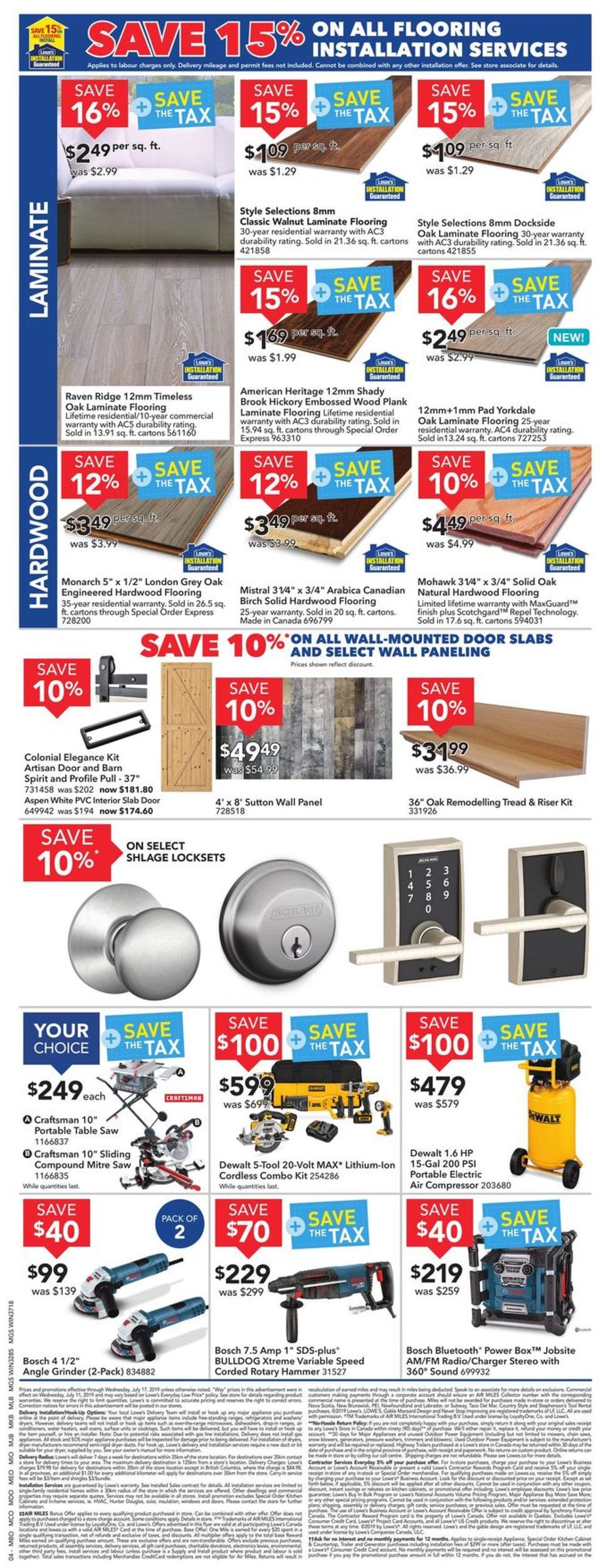 Lowes Flyer - 07/11-07/17/2019 (Page 4)