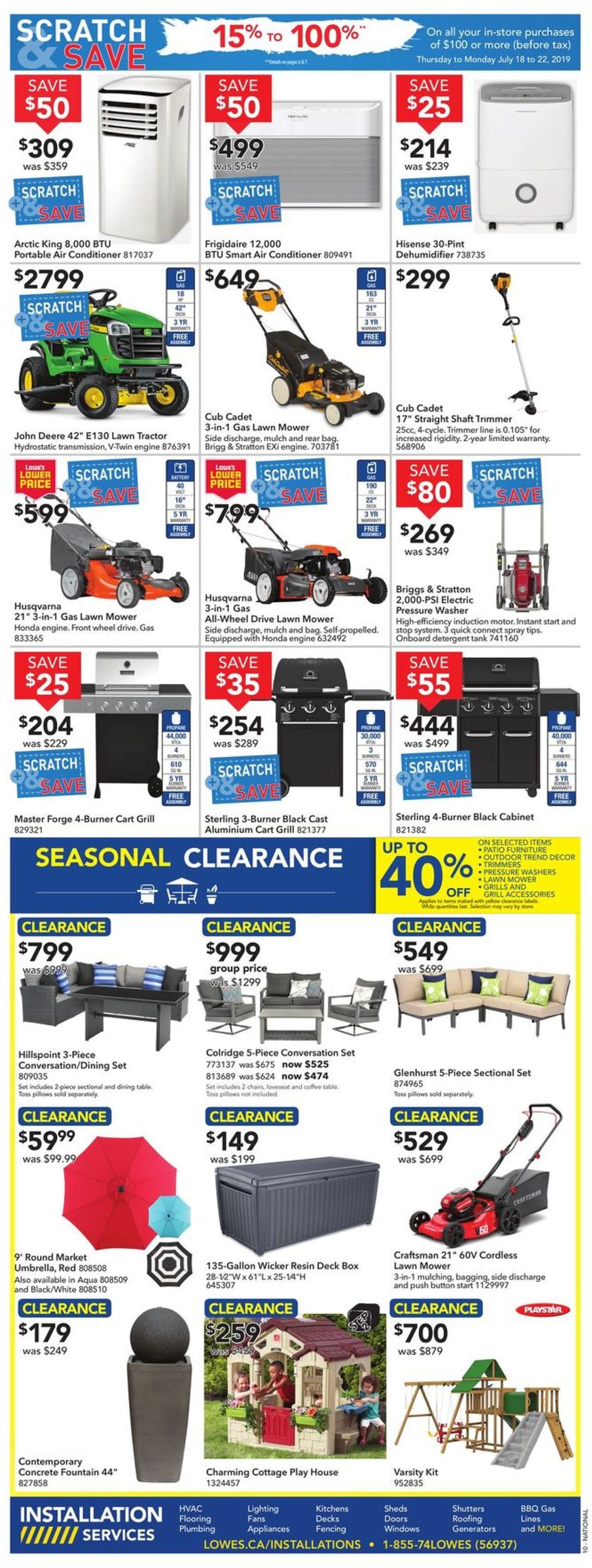 Lowes Flyer - 07/18-07/24/2019 (Page 10)