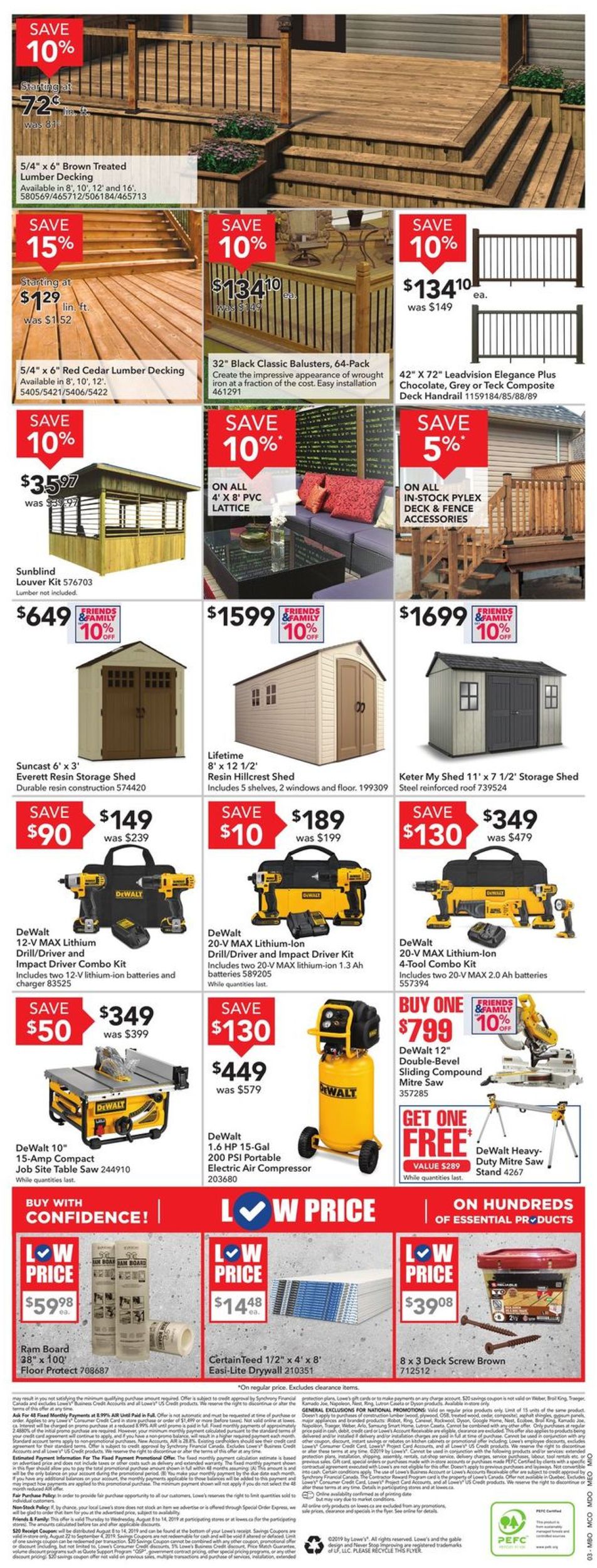 Lowes Flyer - 08/08-08/14/2019 (Page 3)