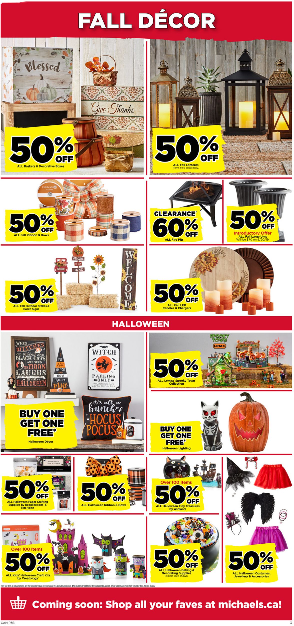 Michaels Flyer - 09/13-09/19/2019 (Page 3)