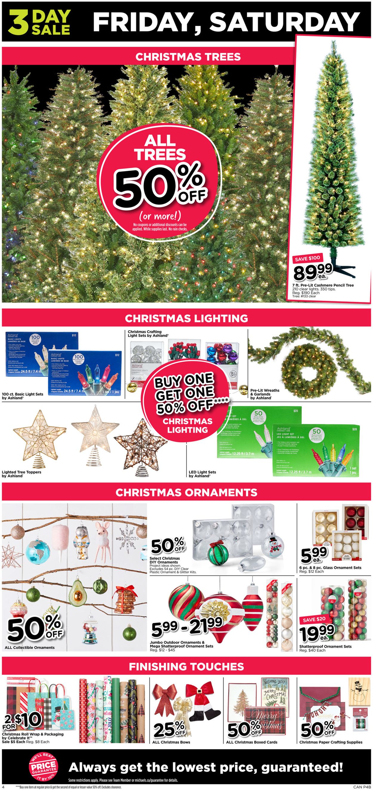 Michaels BLACK FRIDAY 2019 DEALS! Flyer - 11/29-12/01/2019 (Page 4)