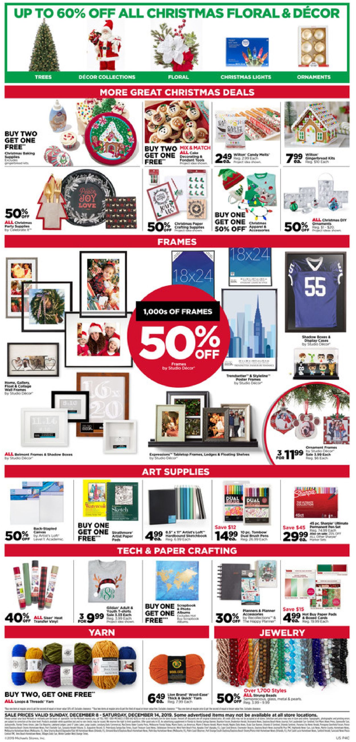 Michaels Christmas Flyer 2019 Flyer - 12/08-12/14/2019 (Page 4)
