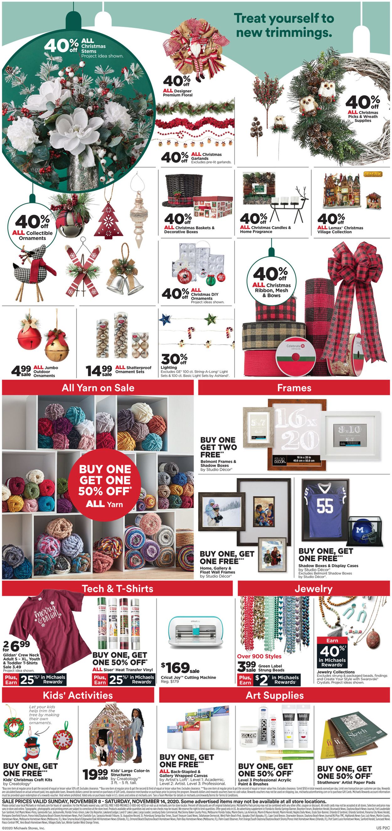 Michaels - Holiday 2020 Flyer - 11/08-11/14/2020 (Page 2)