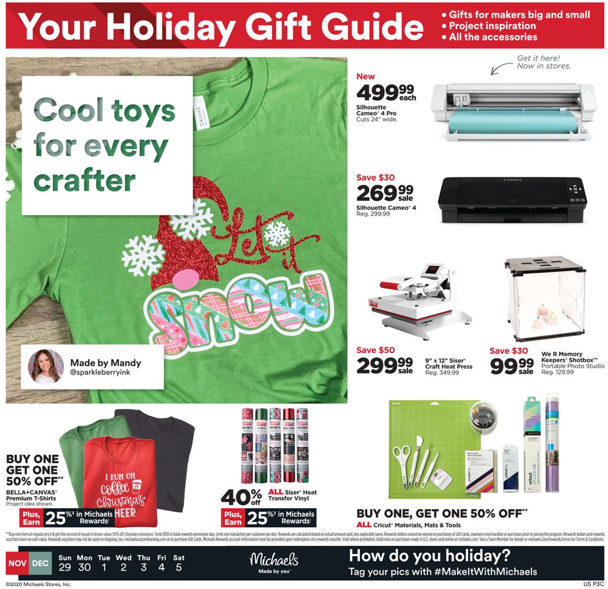 Michaels - Holiday 2020 Flyer - 12/04-12/05/2020 (Page 3)