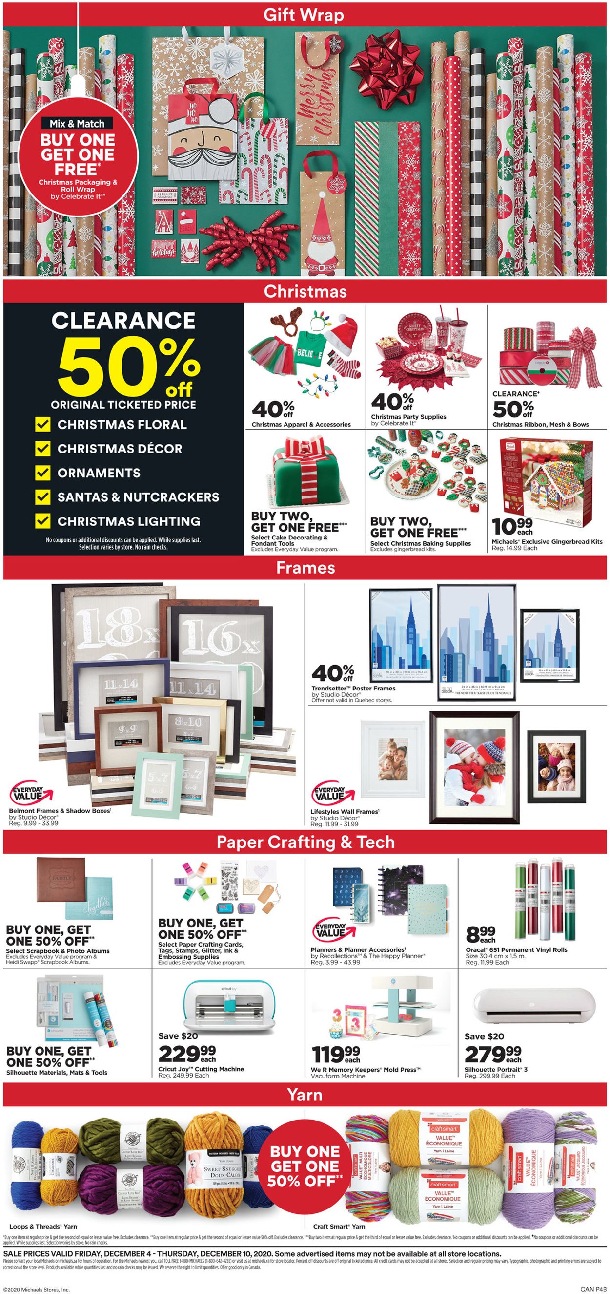 Michaels - Holiday 2020 Flyer - 12/04-12/10/2020 (Page 4)