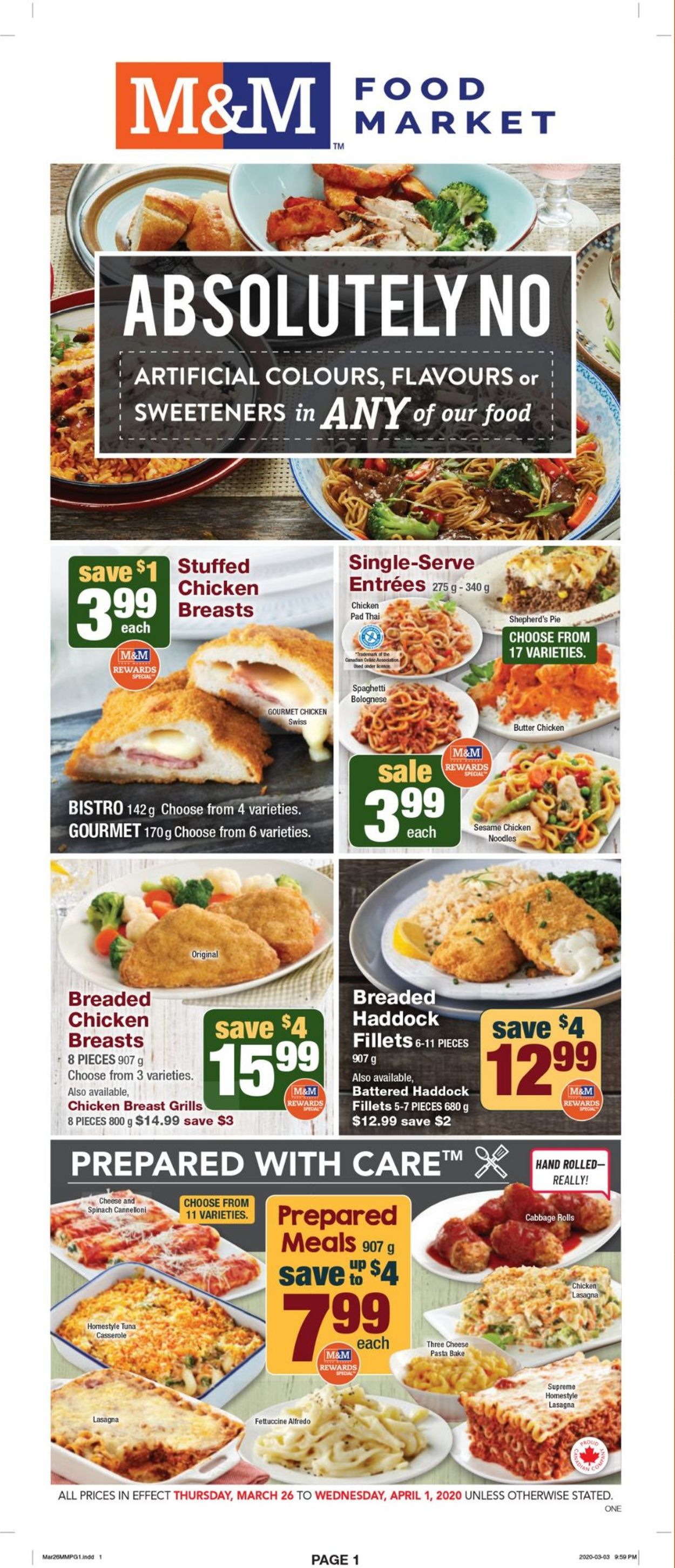 M&M Food Market Flyer - 03/26-04/01/2020