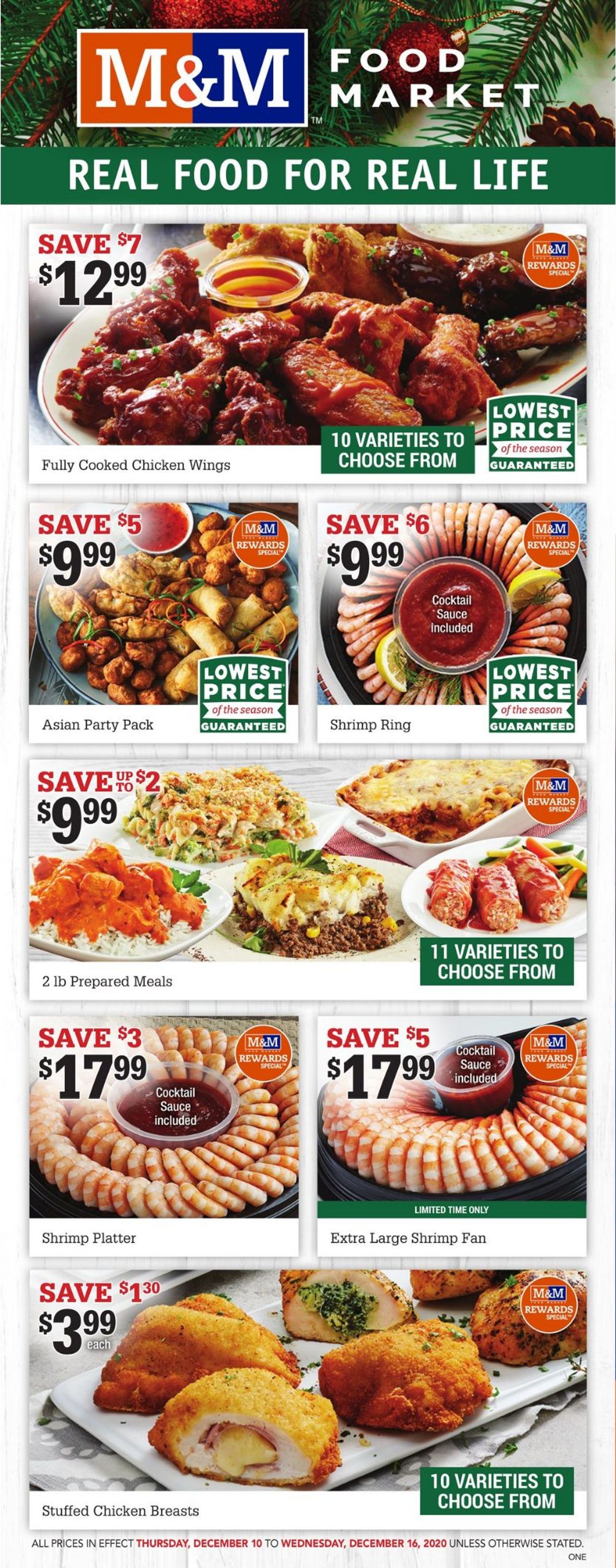 M&M Food Market - Holiday 2020 Flyer - 12/10-12/16/2020