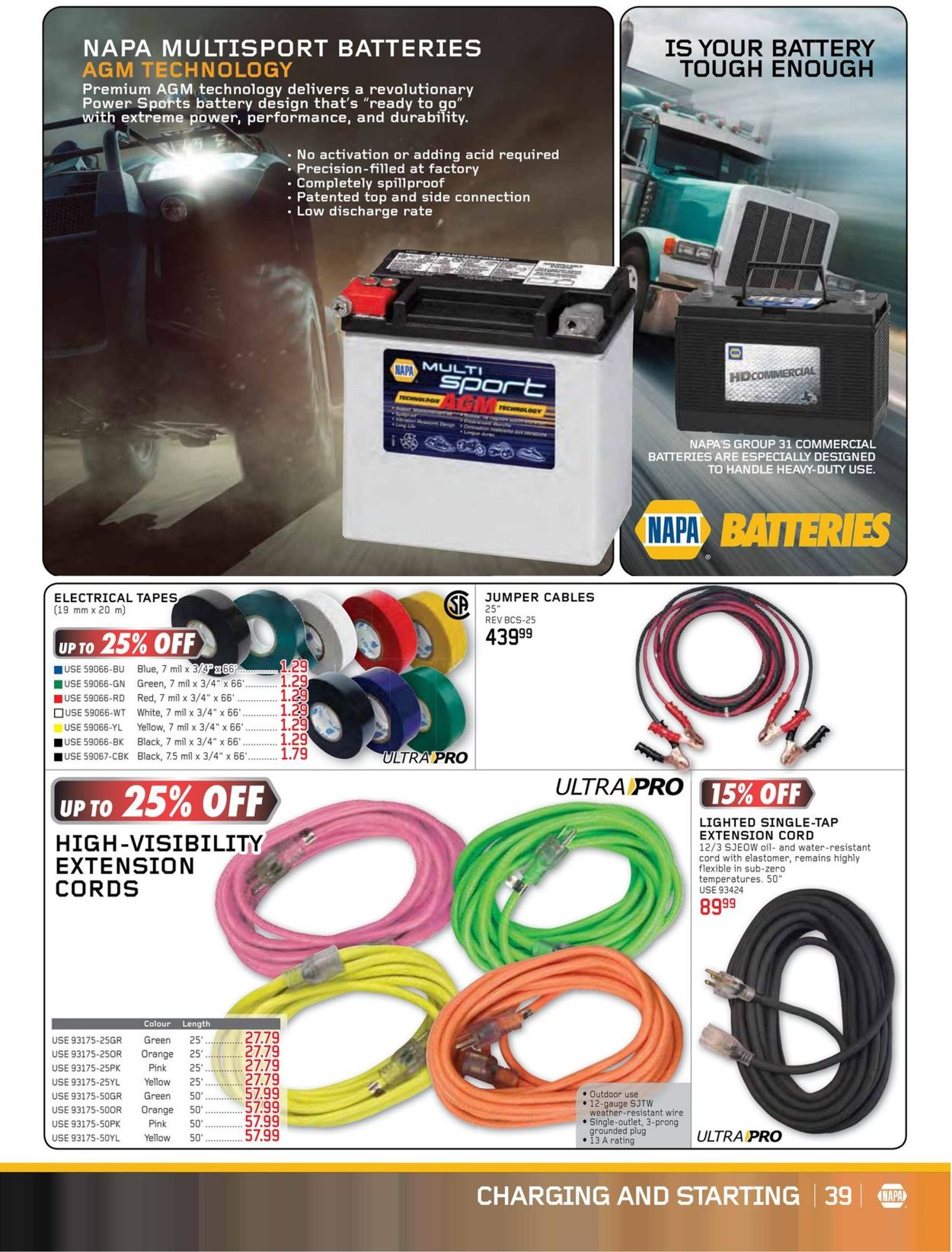 NAPA Auto Parts Flyer - 09/01-10/31/2020 (Page 39)