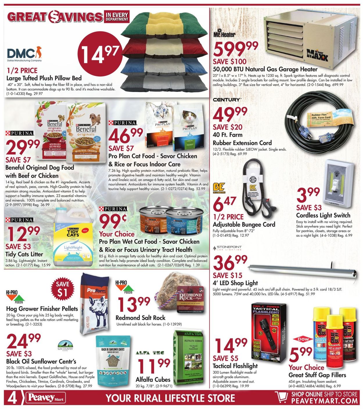 Peavey Mart Flyer - 08/30-09/08/2019 (Page 4)