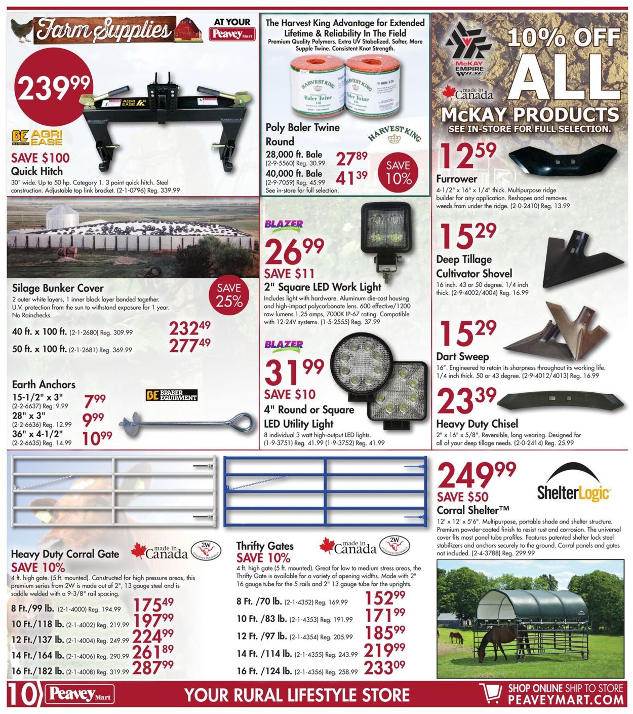Peavey Mart Flyer - 08/30-09/08/2019 (Page 10)