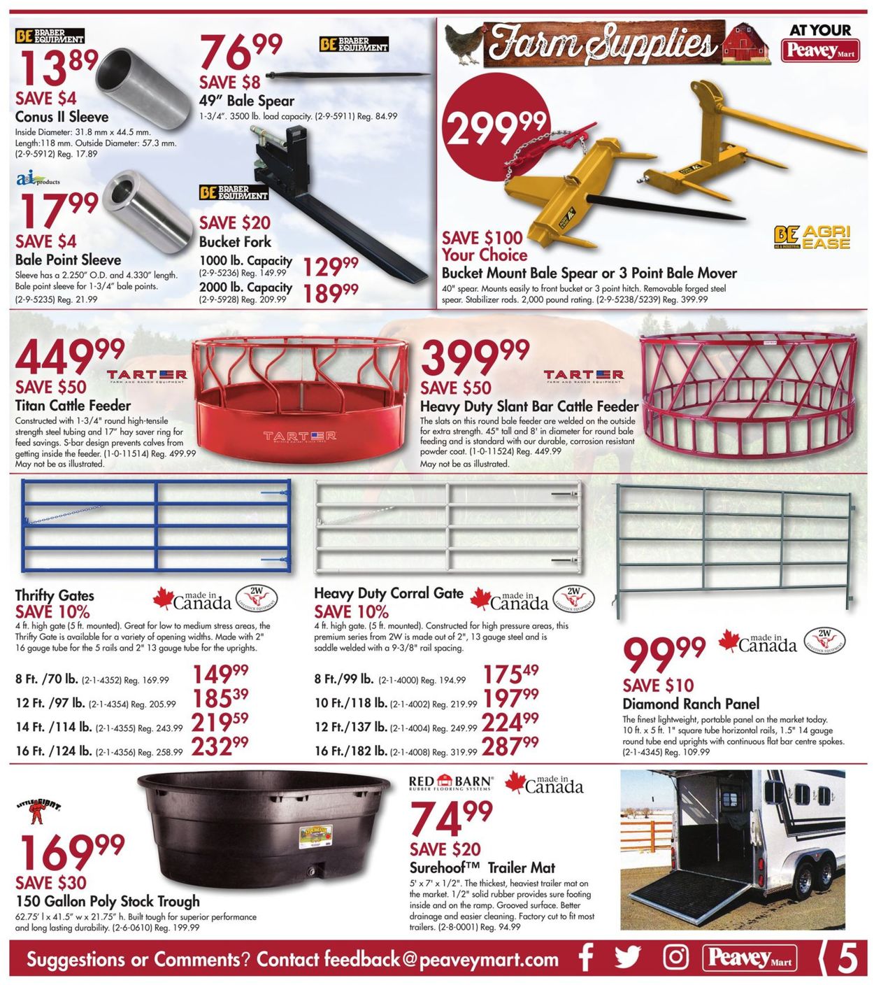 Peavey Mart Flyer - 09/27-10/06/2019 (Page 5)