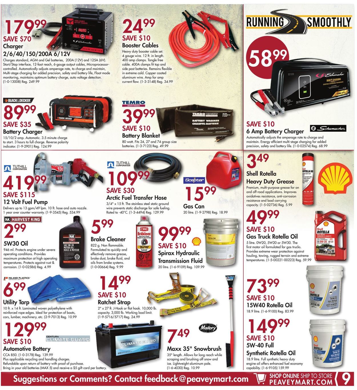 Peavey Mart Flyer - 11/01-11/10/2019 (Page 9)