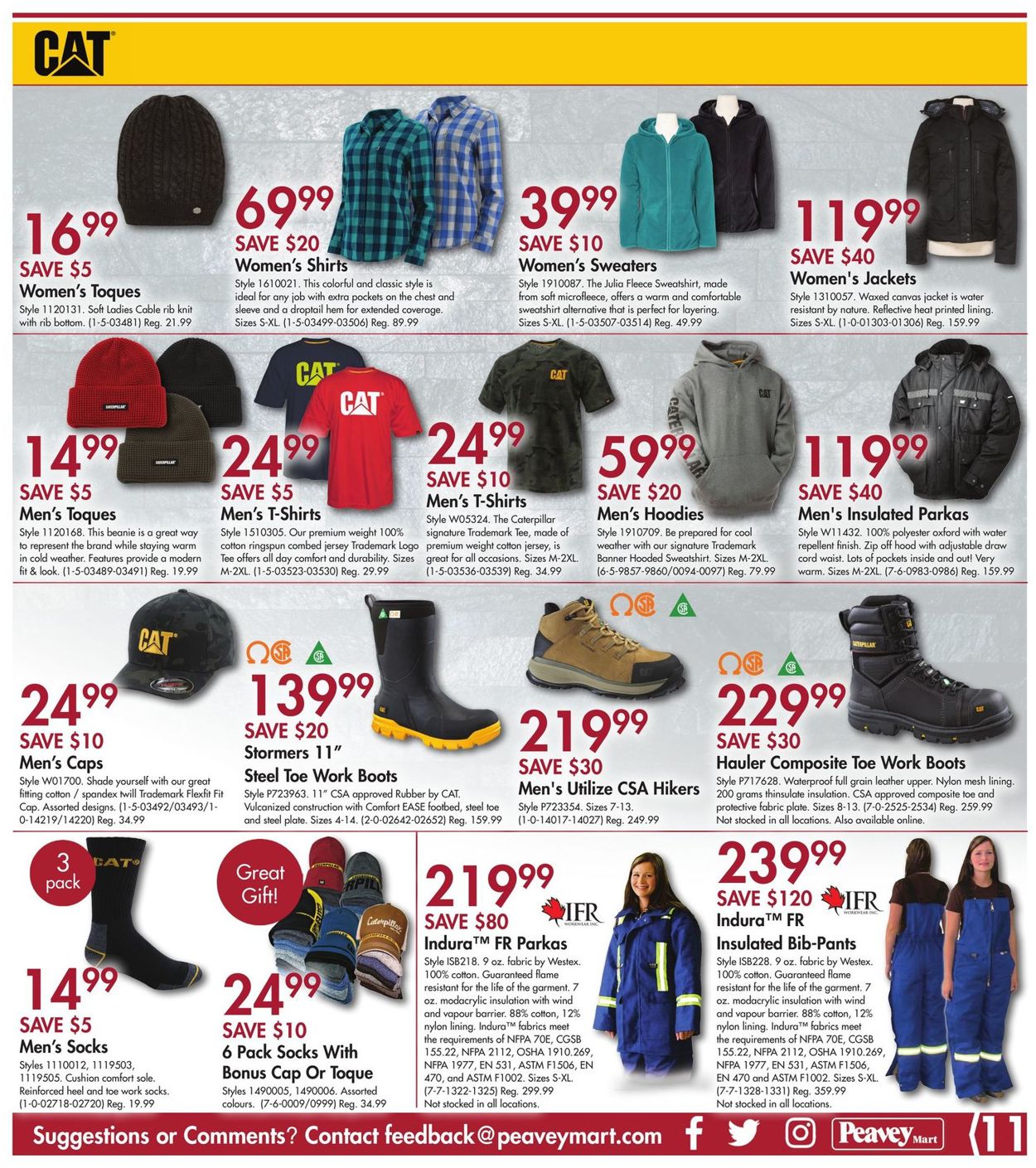 Peavey Mart Flyer - 11/08-11/17/2019 (Page 11)