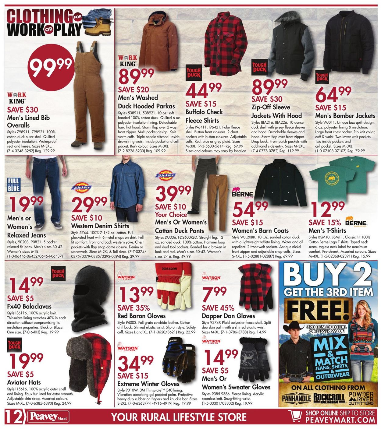 Peavey Mart Flyer - 11/08-11/17/2019 (Page 12)