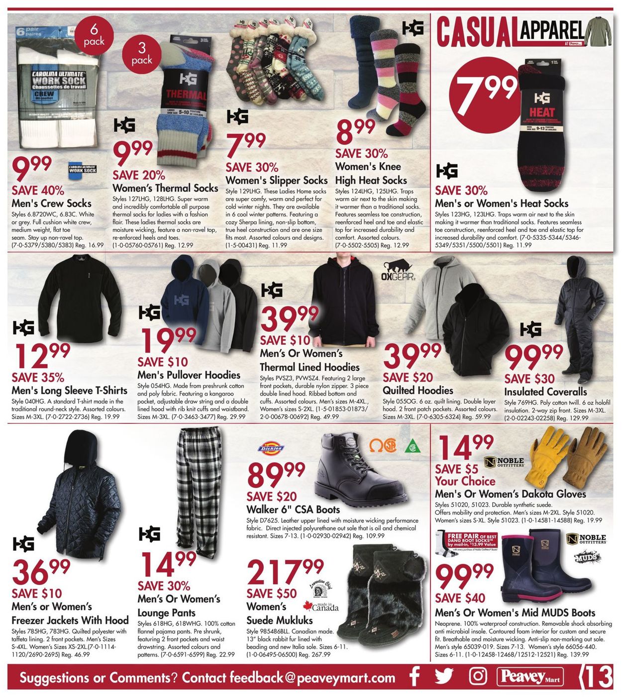 Peavey Mart Flyer - 11/08-11/17/2019 (Page 13)