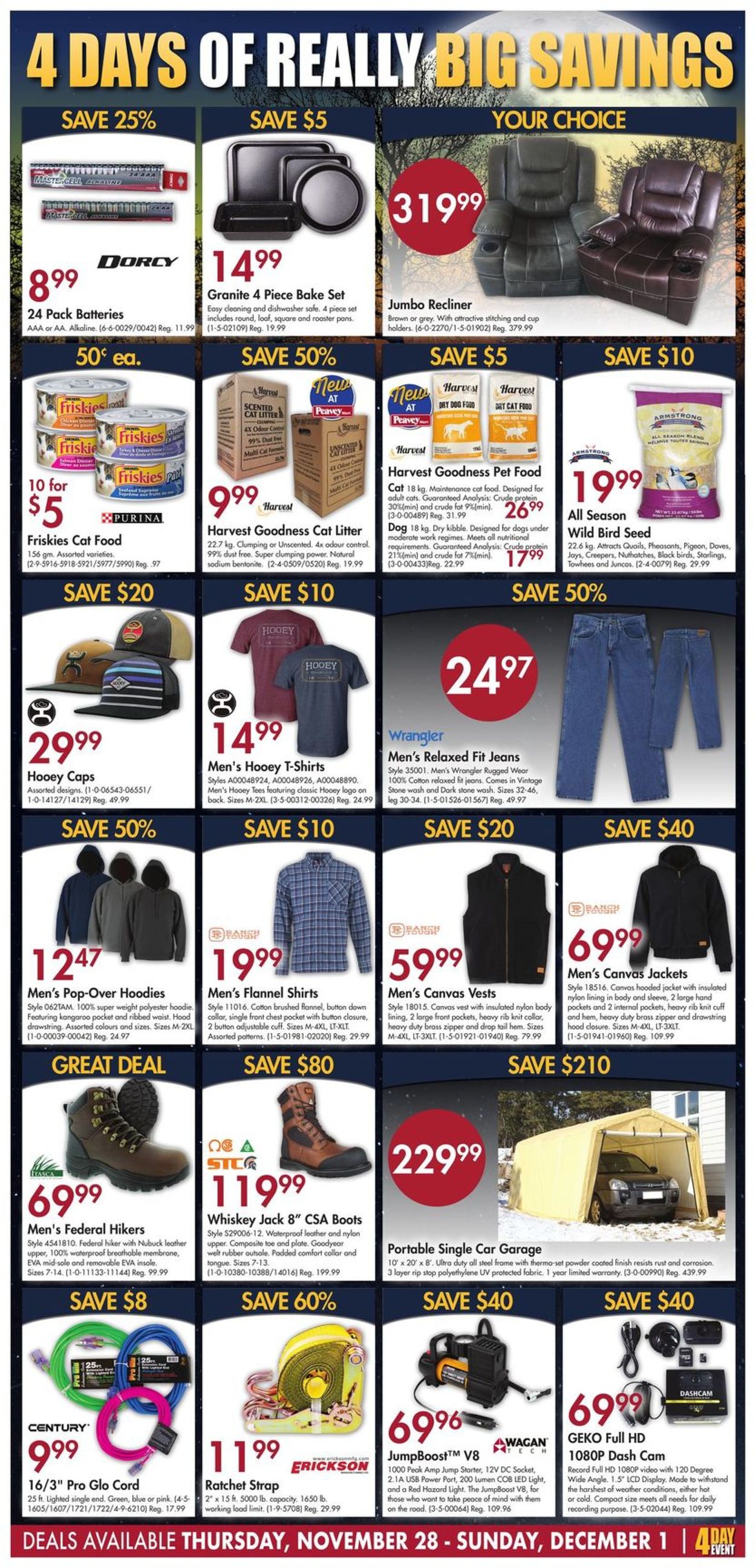 Peavey Mart - MOONLIGHT MADNESS Flyer - 11/28-12/01/2019 (Page 3)