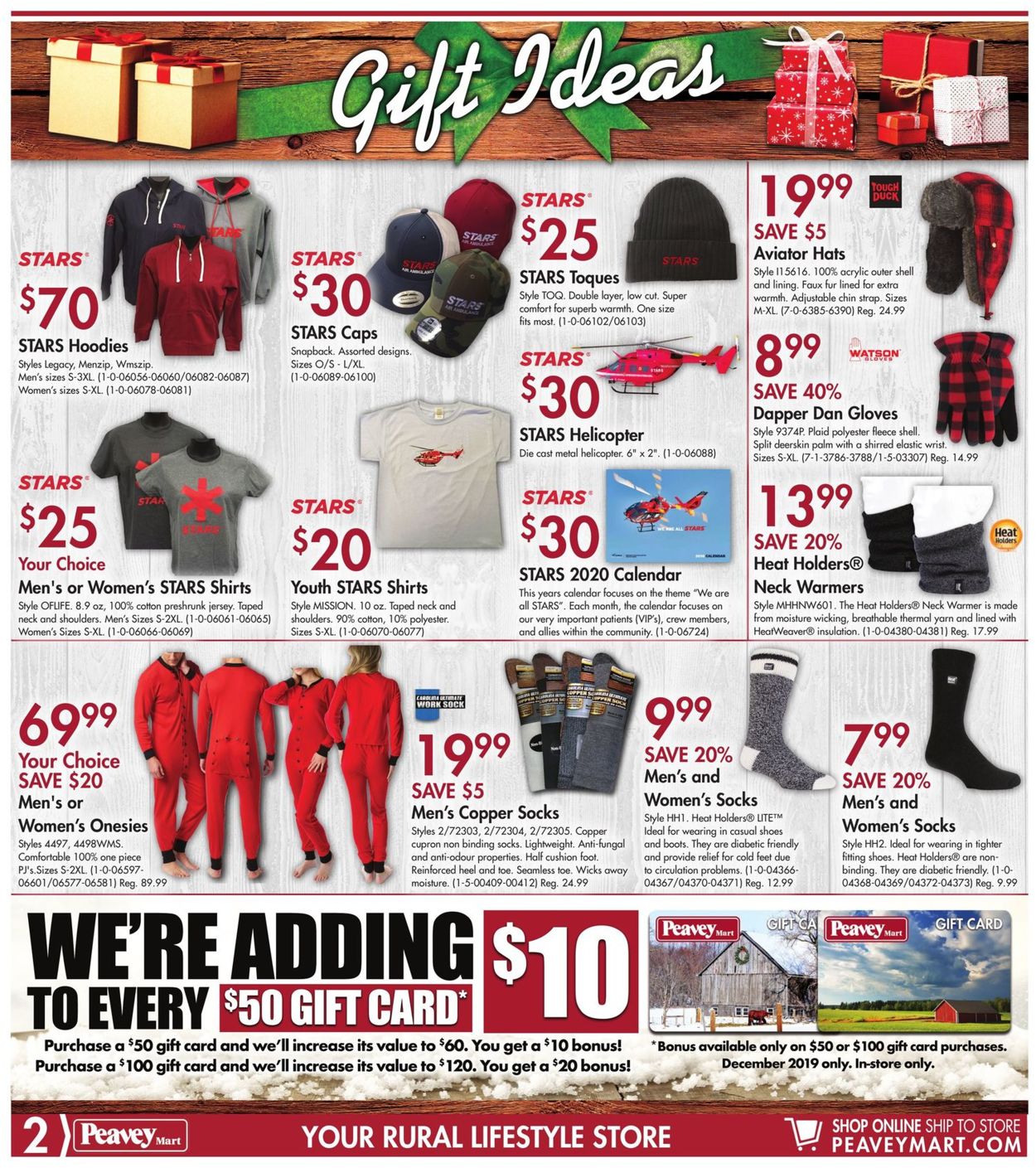 Peavey Mart - CHRISTMAS 2019 FLYER Flyer - 12/05-12/15/2019 (Page 2)