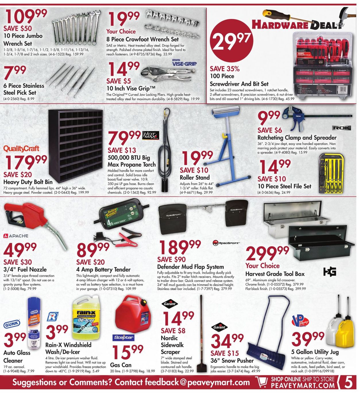 Peavey Mart CHRISTMAS GIFT IDEAS 2019 Flyer - 12/12-12/22/2019 (Page 5)