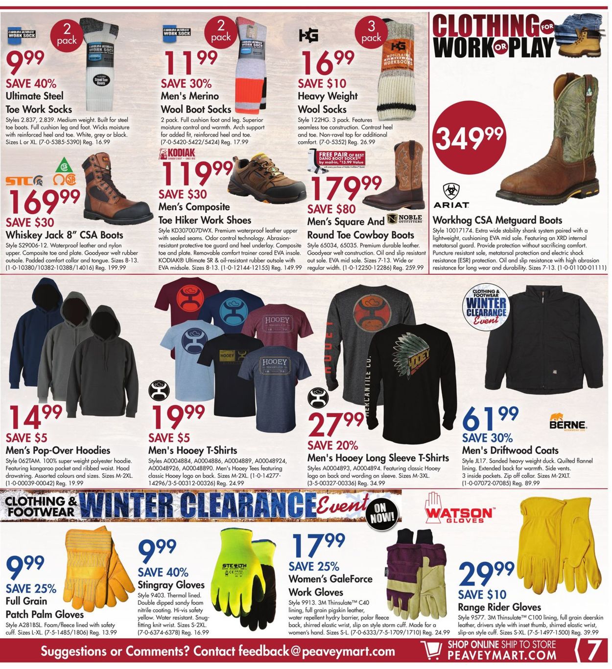 Peavey Mart Flyer - 01/30-02/09/2020 (Page 7)