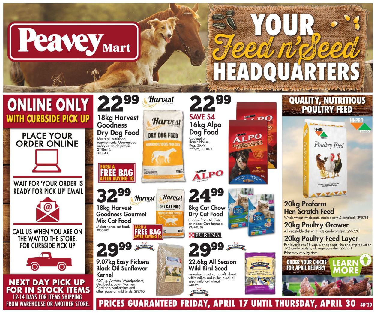 Peavey Mart Flyer - 04/17-04/30/2020
