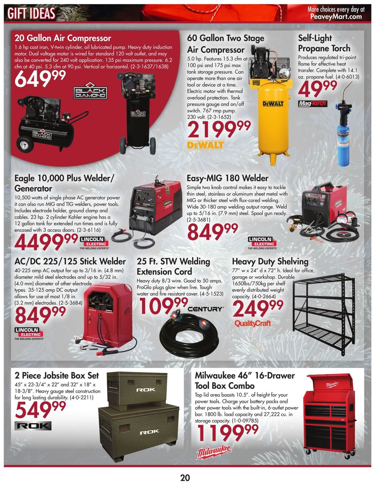 Peavey Mart Gift Book - Christmas 2020 Flyer - 11/06-12/25/2020 (Page 21)