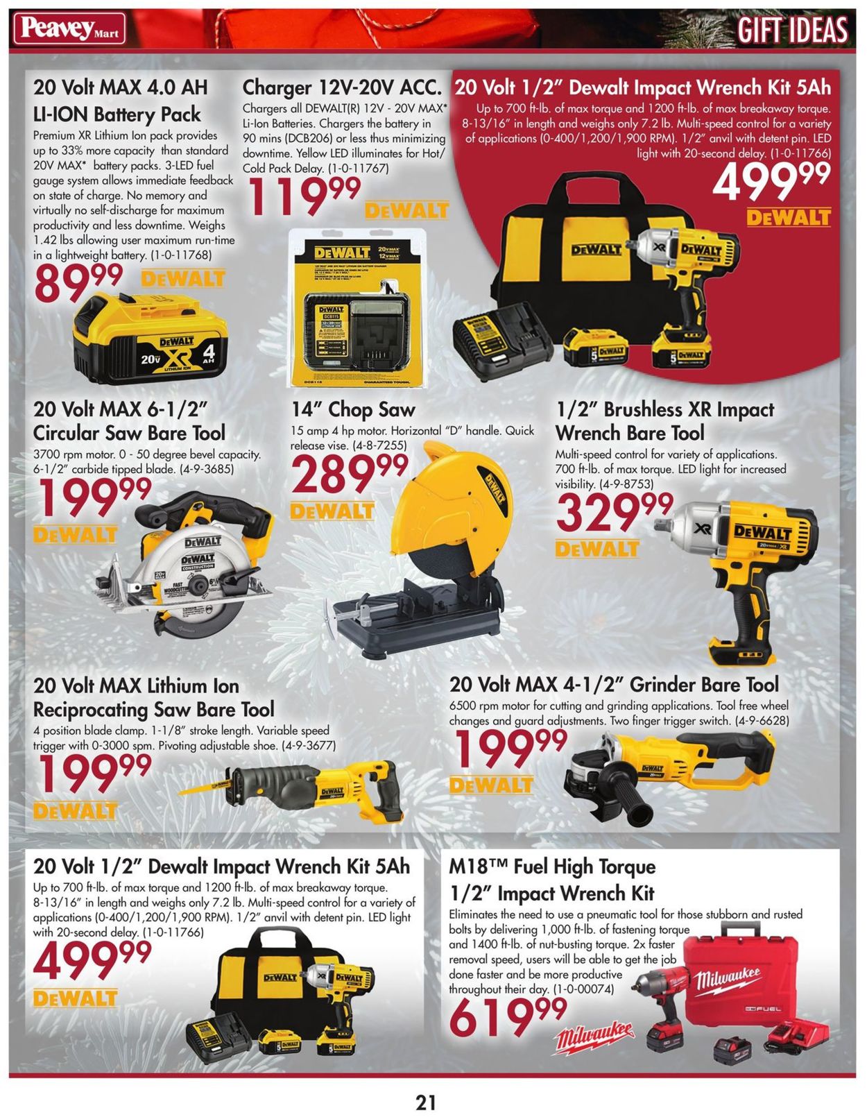Peavey Mart Gift Book - Christmas 2020 Flyer - 11/06-12/25/2020 (Page 22)