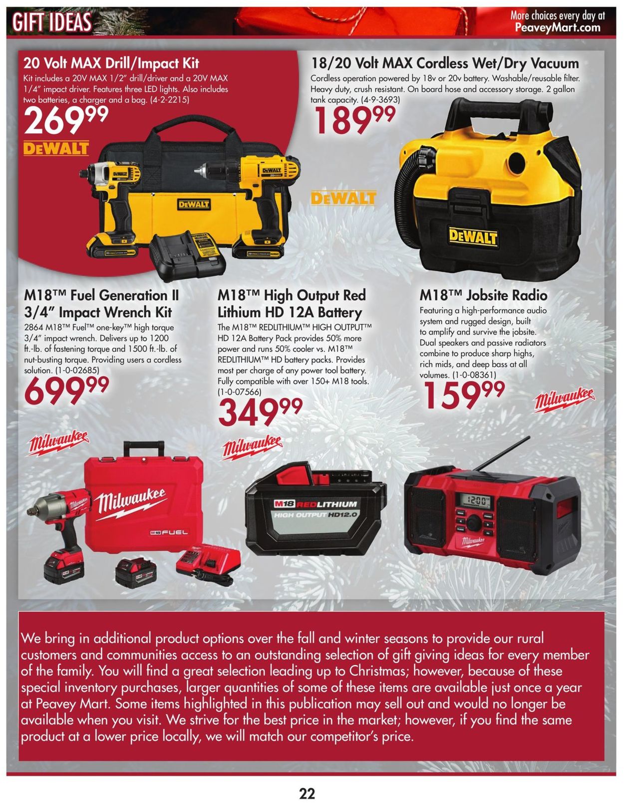 Peavey Mart Gift Book - Christmas 2020 Flyer - 11/06-12/25/2020 (Page 23)