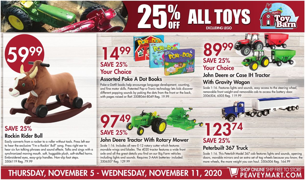 Peavey Mart - Christmas 2020 Flyer - 11/05-11/11/2020 (Page 3)