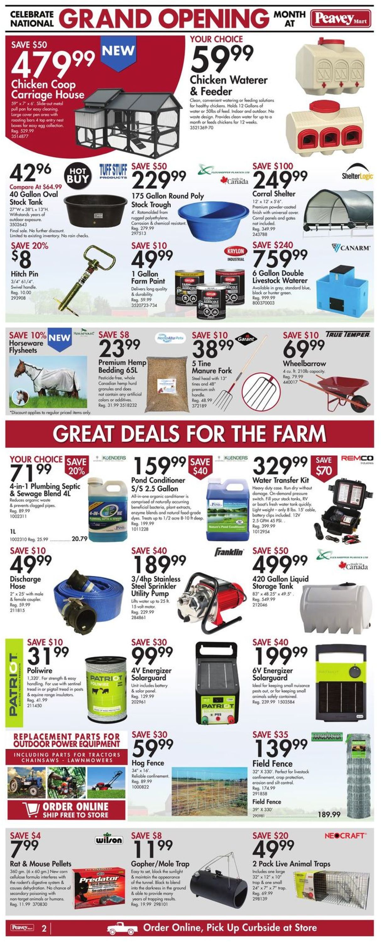 Peavey Mart Flyer - 04/09-04/15/2021 (Page 3)