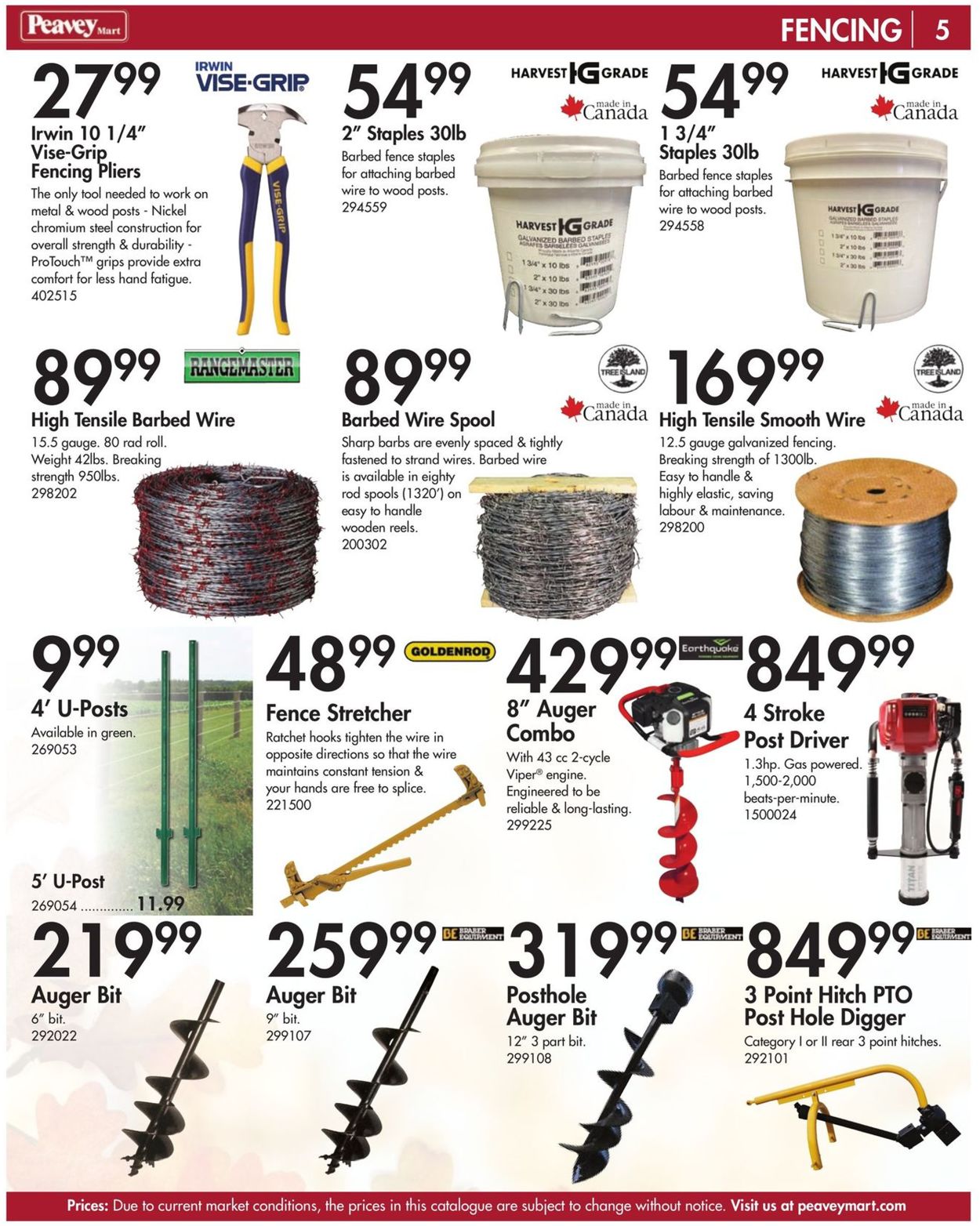 Peavey Mart Flyer - 08/18-11/30/2021 (Page 5)